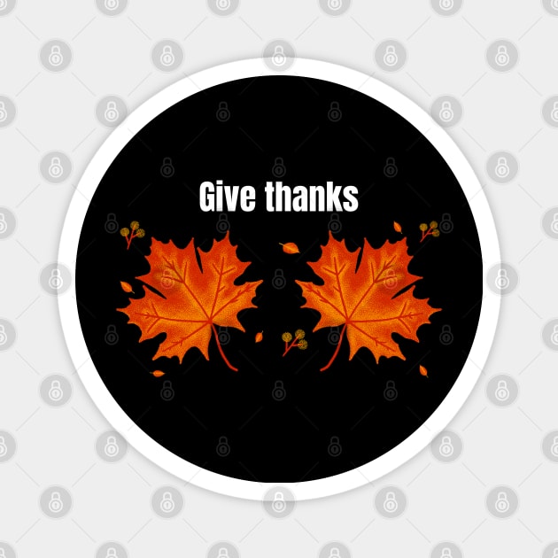 happy thanksgiving gift Magnet by AA